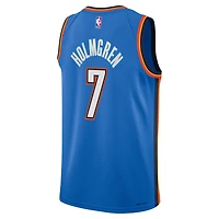 Maillot Nike pour jeune Chet Holmgren Swingman bleu Oklahoma City Thunder - Édition Icon