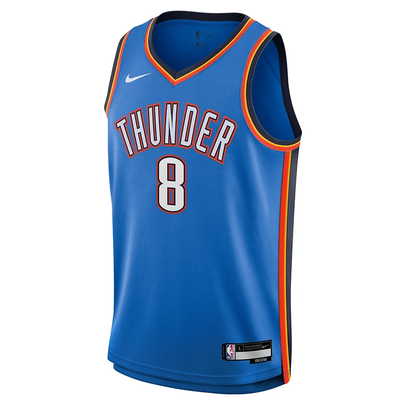 Youth Nike Jalen Williams Blue Oklahoma City Thunder Swingman Jersey - Icon Edition