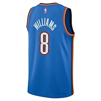Youth Nike Jalen Williams Blue Oklahoma City Thunder Swingman Jersey - Icon Edition