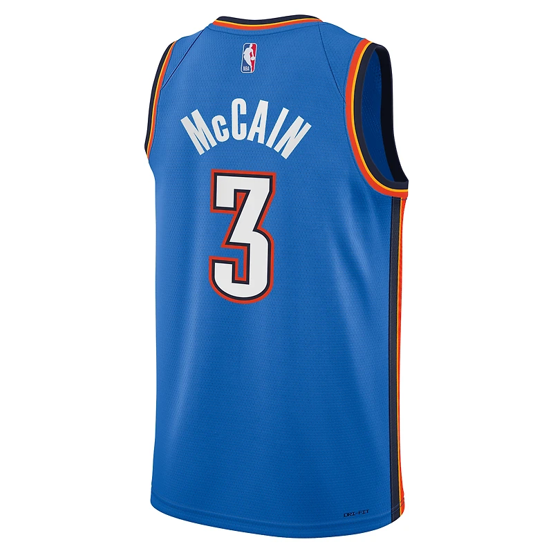 Youth Nike Jared McCain Blue Oklahoma City Thunder Swingman Jersey - Icon Edition