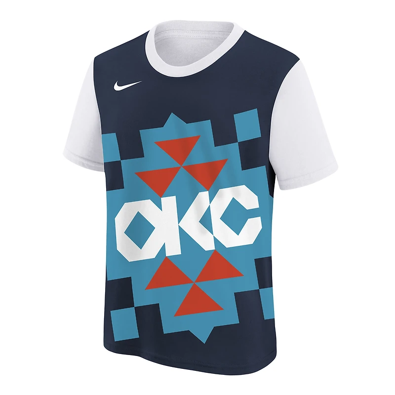 T-shirt Nike City Edition Max90 à grand logo pour homme, blanc