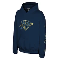 Sweat à capuche Youth Stadium Essentials bleu marine Oklahoma City Thunder Legends Elementized