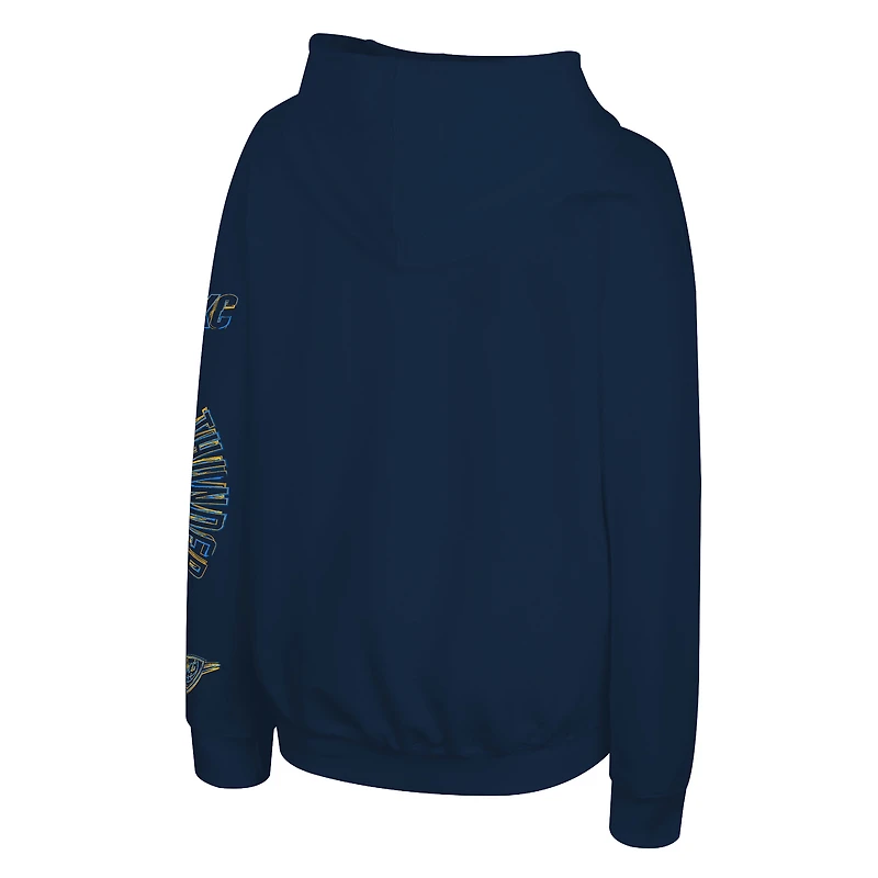 Youth Stadium Essentials Navy Oklahoma City Thunder Legends Elementized Hoodie