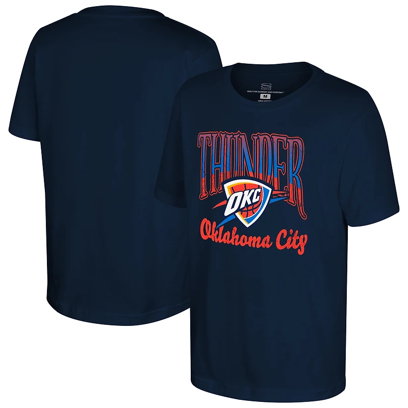 T-shirt Youth Stadium Essentials bleu marine Oklahoma City Thunder Sky High