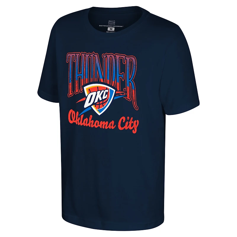 T-shirt Youth Stadium Essentials bleu marine Oklahoma City Thunder Sky High