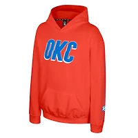 Youth Stadium Essentials  Orange Oklahoma City Thunder Legends Star Hoodie