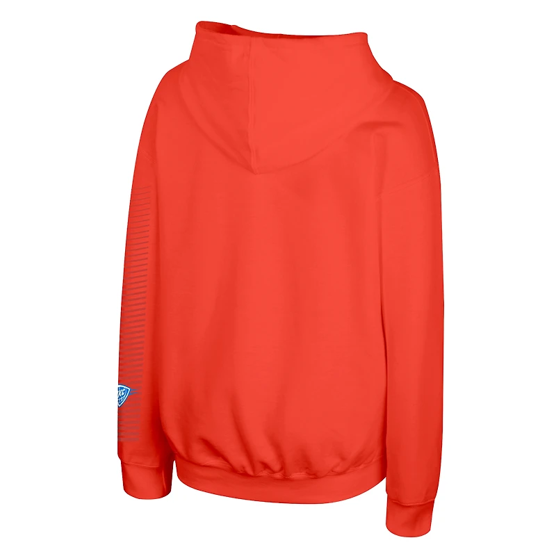 Youth Stadium Essentials Orange Oklahoma City Thunder Legends Star Hoodie