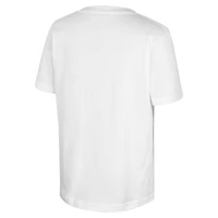 Youth Stadium Essentials White Oklahoma City Thunder Comic Book Cover T-Shirt