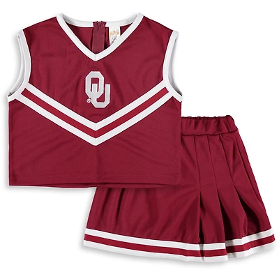 Ensemble de soutien deux pièces Crimson Oklahoma Sooners pour fille