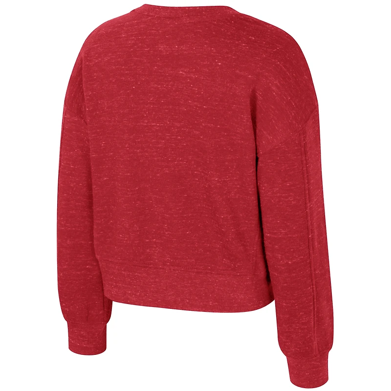 Girls Youth Colosseum  Crimson Oklahoma Sooners Just a Minute Sweatshirt