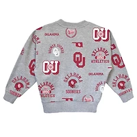 Sweat-shirt à capuche gris chiné Gameday Couture des Oklahoma Sooners Always On Repeat pour filles