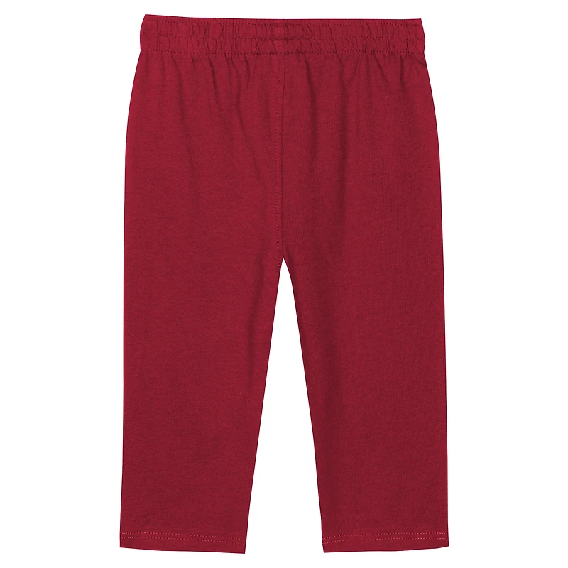 Ensemble body à manches longues et pantalon pour bébé Crimson Oklahoma Sooners Double Up