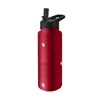 Bouteille de 34 oz (994 ml) « Steep and Repeat Quencher » de Logo Brands Oklahoma Sooners