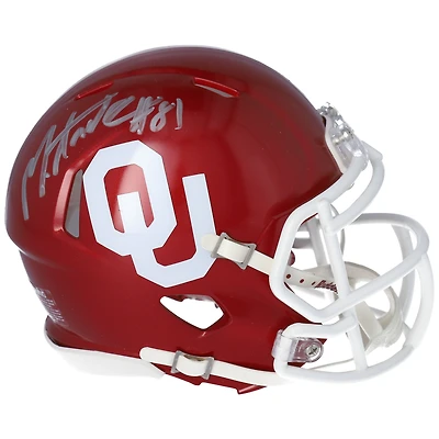 Mark Andrews Oklahoma Sooners Autographed Riddell Speed Mini Helmet