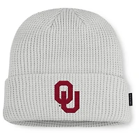 Men Jordan Brand Gray Oklahoma Sooners 2025 On-Field Utility Cuffed Knit Hat