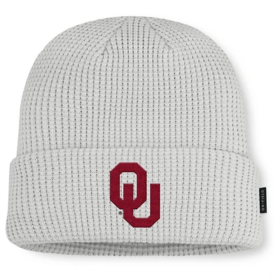 Men Jordan Brand Gray Oklahoma Sooners 2025 On-Field Utility Cuffed Knit Hat