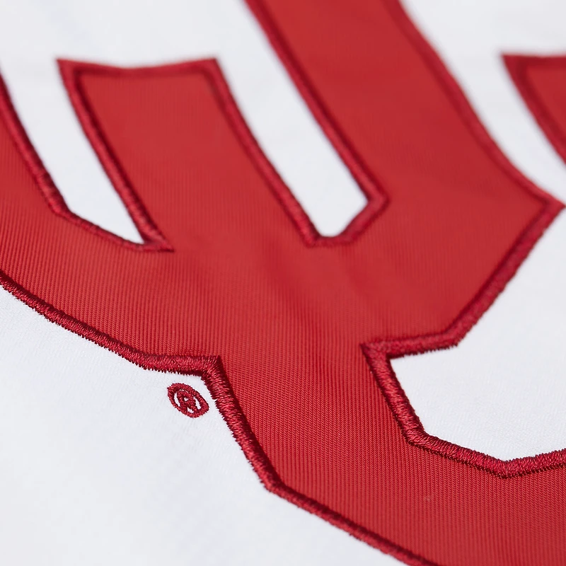 Men's Mitchell & Ness  White Oklahoma Sooners Coaches Full-Snap Hoodie Jacket