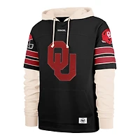 Sweat à capuche noir Oklahoma Sooners Split Zone Cornerback Lacer pour homme, modèle 1947