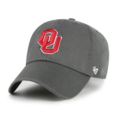 Casquette ajustable anthracite « 47 Oklahoma Sooners Clean Up » pour homme