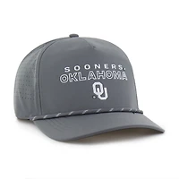 Men's '47  Gray Oklahoma Sooners Forward Vent Hitch Rope Adjustable Hat