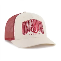 Casquette trucker ajustable Oklahoma Sooners '47 Natural pour homme