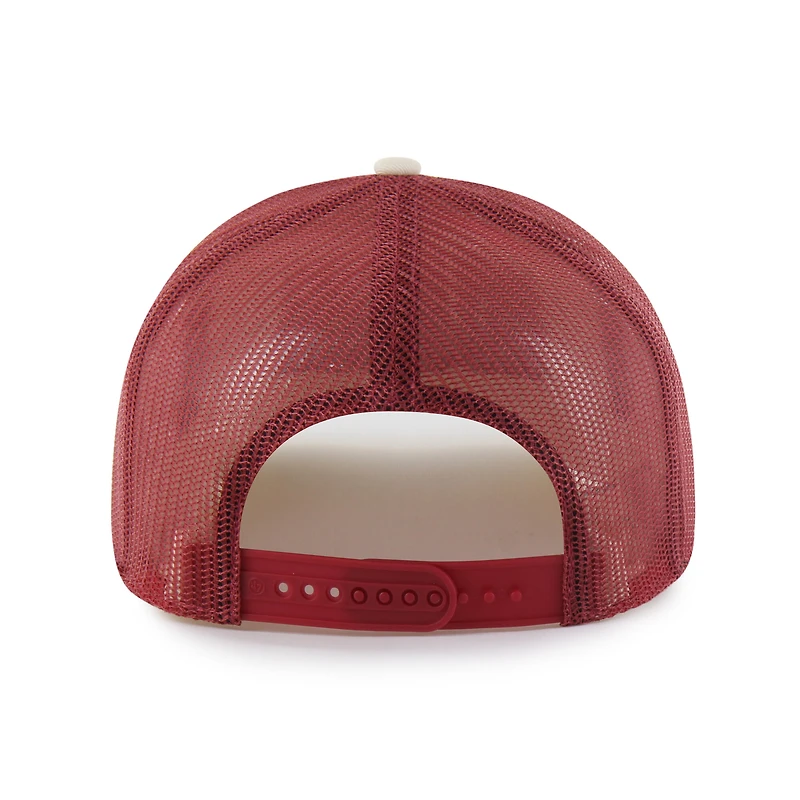 Men's '47  Natural Oklahoma Sooners Drawbridge Trucker Adjustable Hat