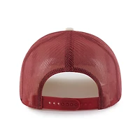Men's '47  Natural Oklahoma Sooners Drawbridge Trucker Adjustable Hat