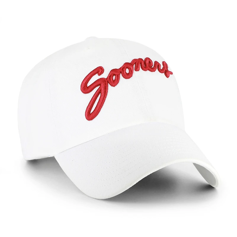 Casquette ajustable Oklahoma Sooners '47 blanche pour homme