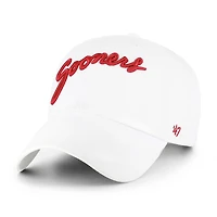 Casquette ajustable Oklahoma Sooners '47 blanche pour homme