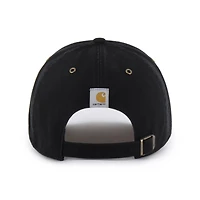 Casquette ajustable Carhartt x '47 Black Oklahoma Sooners Clean Up pour homme