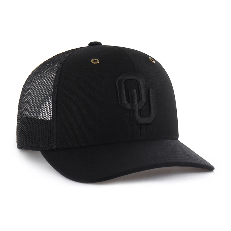 Men's Carhartt x '47 Black Oklahoma Sooners Trucker Adjustable Hat