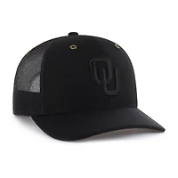 Men's Carhartt x '47 Black Oklahoma Sooners Trucker Adjustable Hat