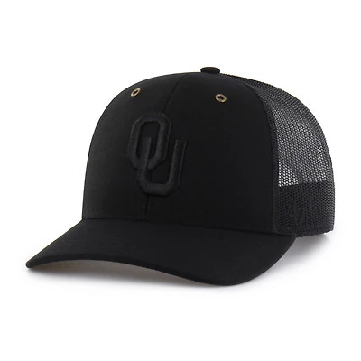 Men's Carhartt x '47 Black Oklahoma Sooners Trucker Adjustable Hat