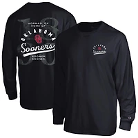 Men's Champion  Black Oklahoma Sooners Laminated All-Star Long Sleeve T-Shirt