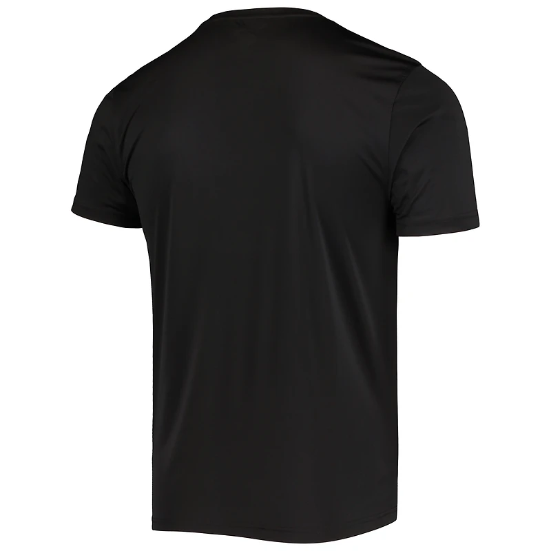 Men's Champion Black Oklahoma Sooners Slash Stack T-Shirt