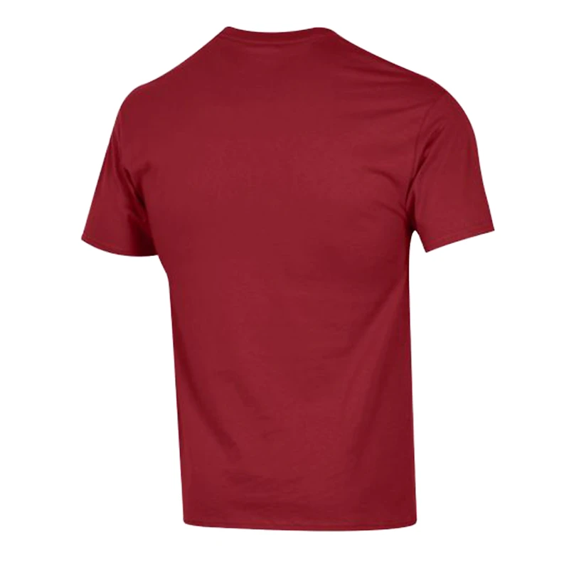 Men's Champion Crimson Oklahoma Sooners Americana 250 Years of Freedom Tonal T-Shirt
