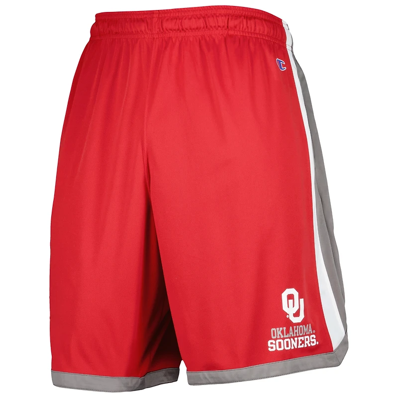 Short de basketball Champion Crimson Oklahoma Sooners pour homme
