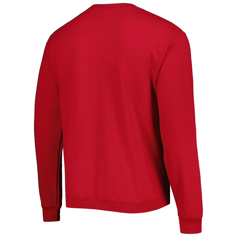 Men's Champion Crimson Oklahoma Sooners High Motor Pullover Sweatshirt