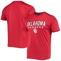 Men's Champion Crimson Oklahoma Sooners Stack T-Shirt