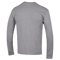Men's Champion  Gray Oklahoma Sooners Baseball Icon Long Sleeve T-Shirt