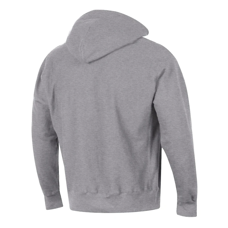 Sweat à capuche Champion Heather Gray Oklahoma Sooners Established Reverse Weave pour homme