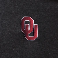 Men's Champion Heathered Black Oklahoma Sooners Field Day Team Quarter-Zip Jacket