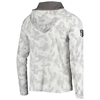 Colosseum Arctic Camo Oklahoma Sooners OHT Military Appreciation Sweat à capuche manches longues pour homme