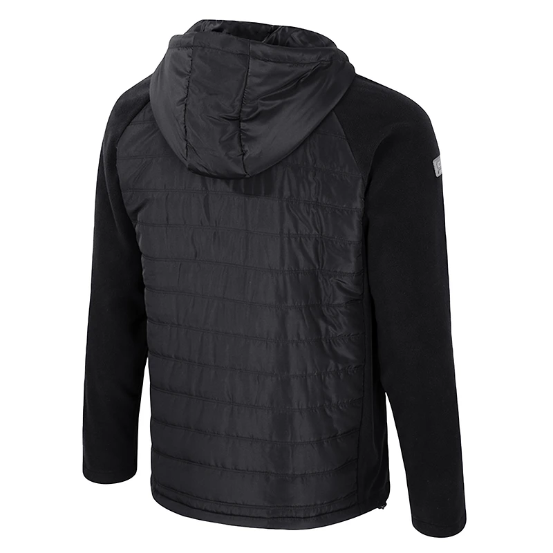 Men's Colosseum Black Oklahoma Sooners Block The Sun Full-Zip Hoodie Jacket