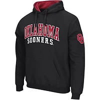 Men's Colosseum Black Oklahoma Sooners Double Arch Pullover Hoodie