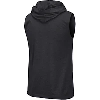 Men's Colosseum Black Oklahoma Sooners OHT Military Appreciation Camo Wordmark Hoodie Tank Top