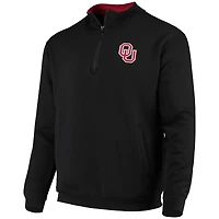 Colosseum Black Oklahoma Sooners Tortugas Logo Veste à quart de zip pour homme