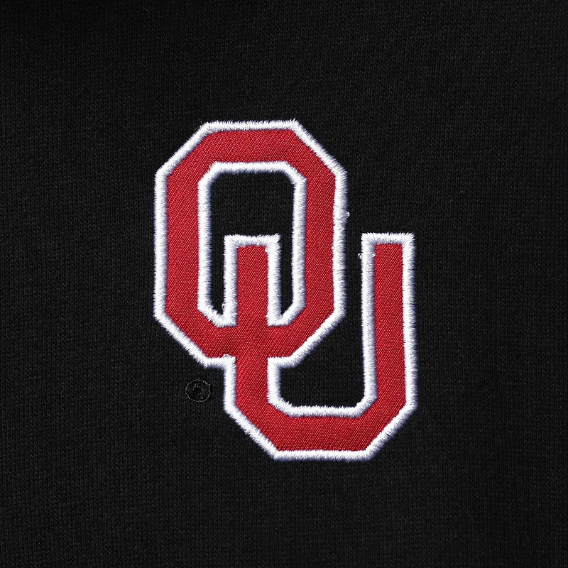 Colosseum Black Oklahoma Sooners Tortugas Logo Veste à quart de zip pour homme