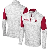 Coupe-vent à quart de zip Colosseum Camo Oklahoma Sooners OHT Military Appreciation Tomahawk pour hommes