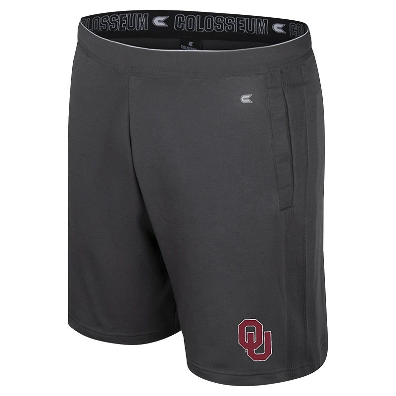 Men's Colosseum Charcoal Oklahoma Sooners Forget Shorts